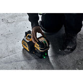DCE822D1G18-QW Αυτορυθμιζόμενο Γραμμικό Αλφάδι Laser Πρασινη Θεσμη 18V